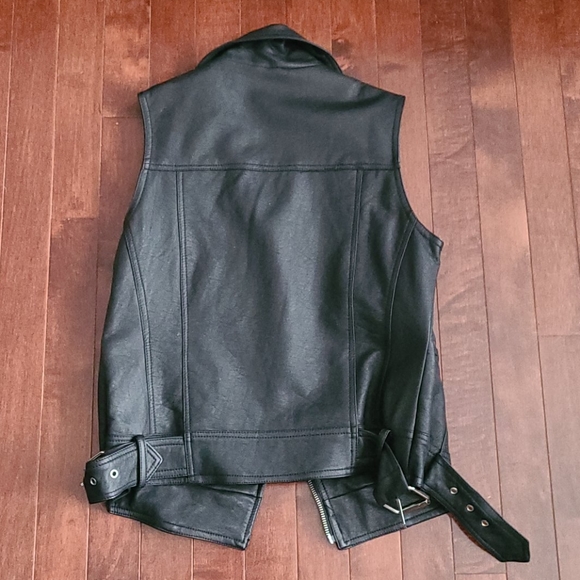 Faux Leather Vest - Picture 2 of 3